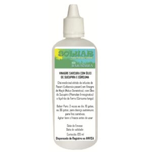 Vinagre Saracura com Cúrcuma e Óleo de sucupira: